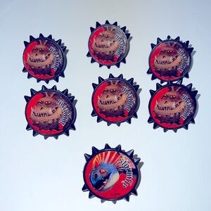 ⭐️3/$15 How to Train your Dragon Favors /Cupcake Rings Tops 7 pc Birthday Party